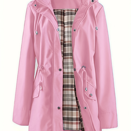 🔥Hot Sale 50% Off🔥Solid Color Casual Jackets, Waterproof and Windproof Coats, Hooded Windbreakers