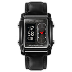 Black / Leather Strap