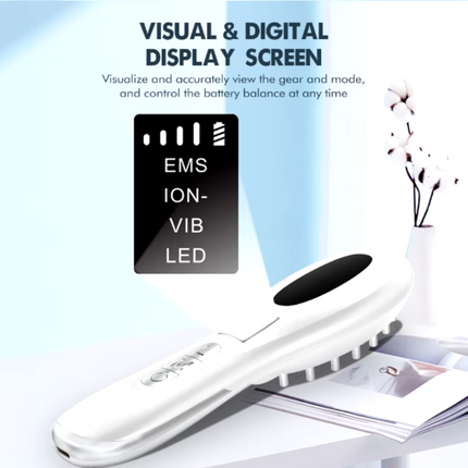 GlowGrow Pro™ -  6in1 LED Laser Comb Massager for Hair Growth OCU