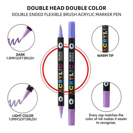 🌈Dual Tip Acrylic Paint Pen Marker