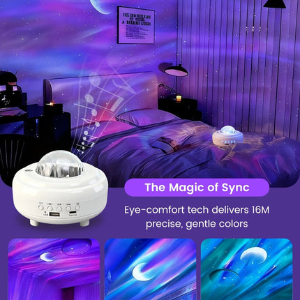 🌌Christmas Hot Sale 50% OFF! ✨ Northern Lights Aurora Projector – Enjoy the starry sky at home ✨