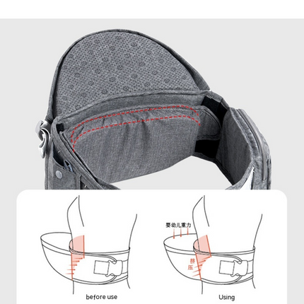 SnuggleSeat™ - Ergonomic Baby Hip Carrier