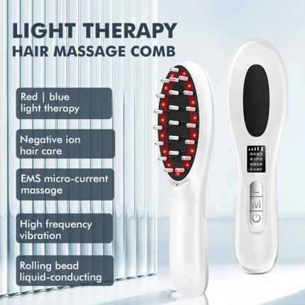 GlowGrow Pro™ -  6in1 LED Laser Comb Massager for Hair Growth OCU