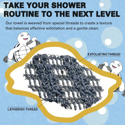 🔥PAY 1 GET 3 PCS🧼Exfoliating Shower Towel🔥🔥