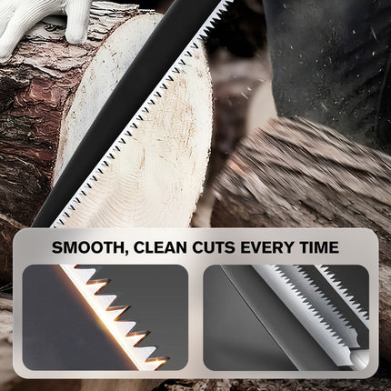 Lightweight and sharp universal pruning saw with sheath