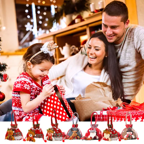 💫  Half price promotion 🧼🚀Christmas Gift Snowman Doll Bag🧼