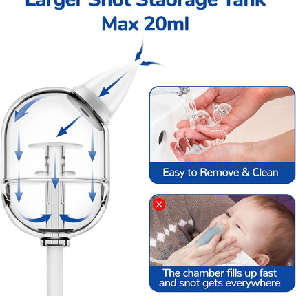 GentleBreath™ Electric Nasal Aspirator - Hospital Grade with Built-in Music