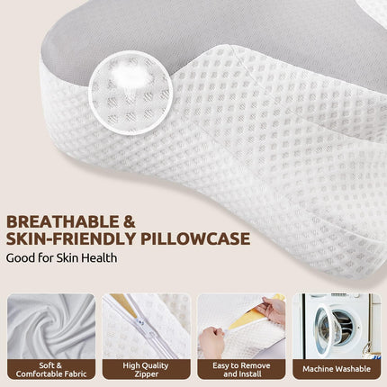 Ergorest™ - Slow Rebound Cervical Support Pillow
