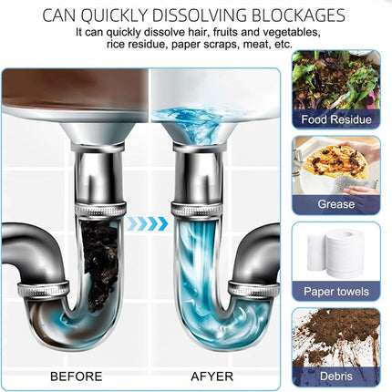Multi-Use Powerful Anti-Clog Drain Cleaner（50% OFF）