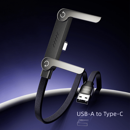 🔥New Year🏆Flash Sale⚡50K+ SOLD!💥2-in-1 Invisible Holder Charger Cable – 240W Fast Charging Cord with Built-In Phone Stand