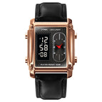 Pink-Gold / Leather Strap
