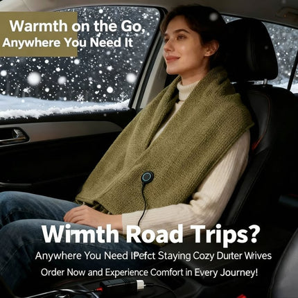 🎅Best Winter Gifts 🔥Portable Heated Shawl – Stay Warm Anywhere, Anytime (Buy 2 Get Free Shipping)