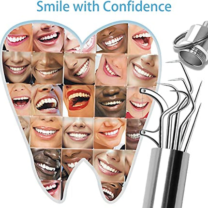 304 stainless steel toothpick oral care cleaning tool