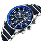 Silver-Blue Dial