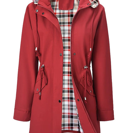 🔥Hot Sale 50% Off🔥Solid Color Casual Jackets, Waterproof and Windproof Coats, Hooded Windbreakers