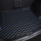 Black Blue Trunk Mat