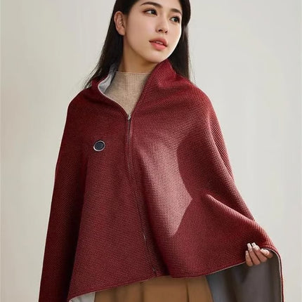 🎅Best Winter Gifts 🔥Portable Heated Shawl – Stay Warm Anywhere, Anytime (Buy 2 Get Free Shipping)