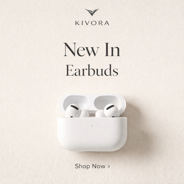 <h4><strong>New in</strong></h4><h1>Earbuds</h1>