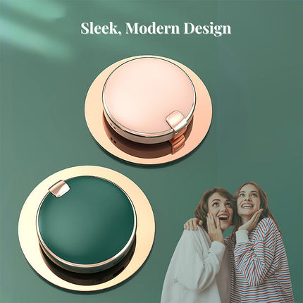 ✨【3-in-1 Portable Power Bank LED Mirror Hand Warmer】✨