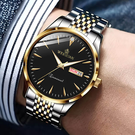 ⌚3ATM Water Resistance + Luminous Dial! 24/7 Confidence on the Wrist for the Professional Gentleman