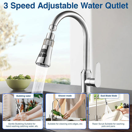 360° Swivel Kitchen Faucet Aerator (50% OFF)