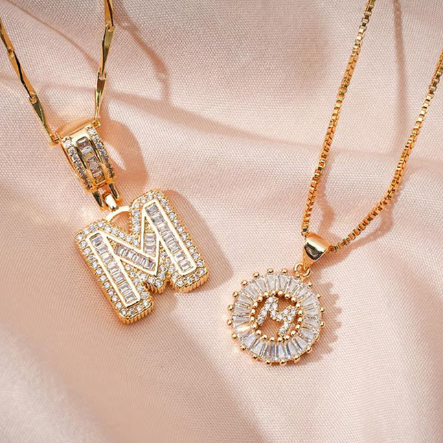 💍Last Day 50% OFF💍 Initial Letter Pendant Necklaces-Best Gift for your friends💝