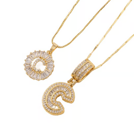 💍Last Day 50% OFF💍 Initial Letter Pendant Necklaces-Best Gift for your friends💝