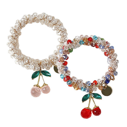 Sparkling Cherry Charm Hair Band (50% OFF)