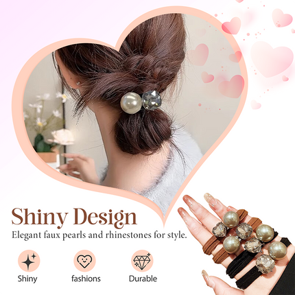 High-Elasticity Loop Hair Tie For Ponytails (50% OFF)