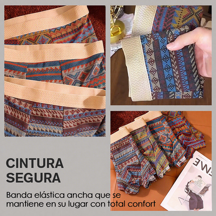 Men's Comfortable Underwear with Color Blocks