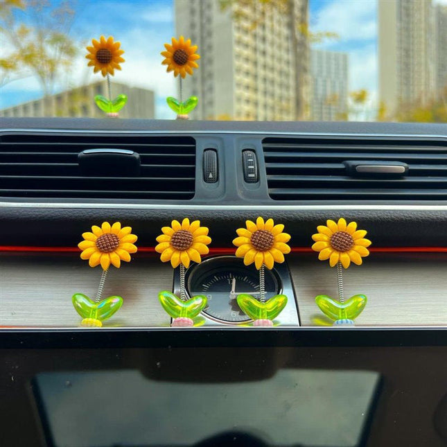 Sunflower Car Ornaments