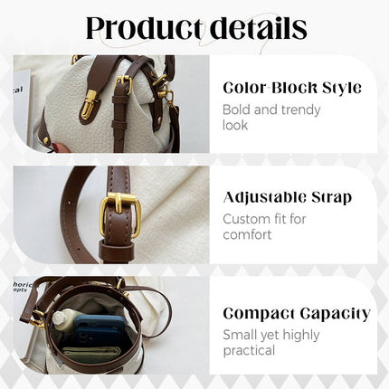 Color-Blocked & Stylish Bag