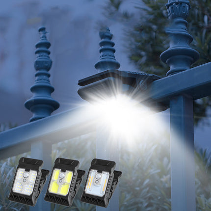 Outdoor Solar Clip Light with Motion Sensor