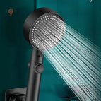 Shower hose（Black） + (black) shower head