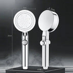 Shower hose（Gray） + (silver) shower head