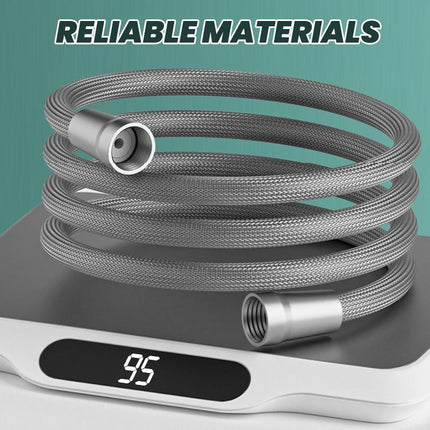 🚿✨ Improved explosion-proof braided shower hose – No more leaks or bursts! ✨🚿