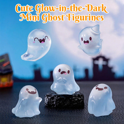 👻Cute Glow-in-the-Dark Mini Ghost Figurines (50% OFF)