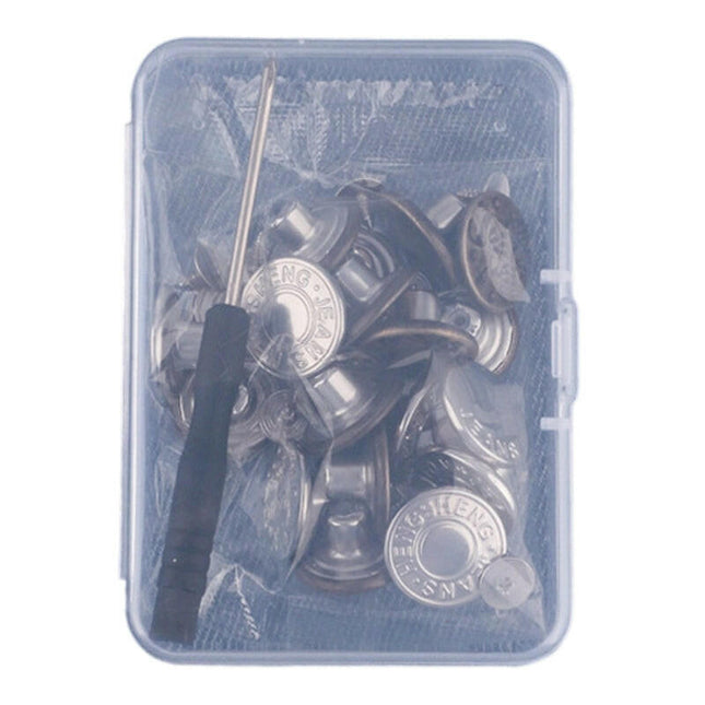 Removable No-Sew Jeans Buttons Set（50% OFF）