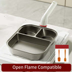 Open Flame Compatible / Pan+Silicone Spatula+Silicone Brush