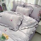 Purple Rabbit / 1.2m (Single) - 150x200cm(Duvet Cover)