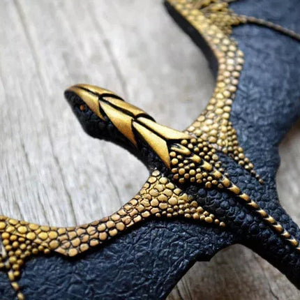 🎁New Year 49% OFF⏳Black Winged Flying Dragon Necklace