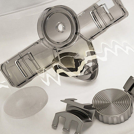 4-Slot Toothbrush Rack with Vacuum Suction