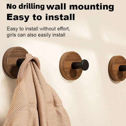 Waterproof Wooden Coat Hook（50% OFF）