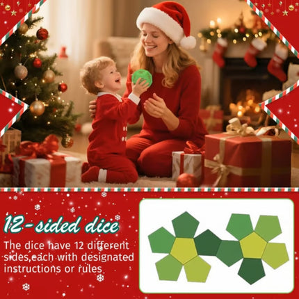 12-Sided Christmas Gift Exchange GameDice