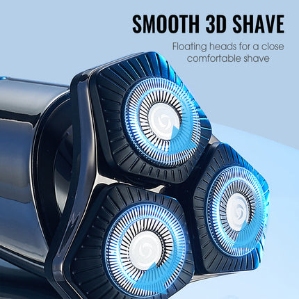 Multi Functional Electric LED Display 3-Blade Razor for Men（50% OFF）