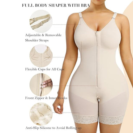 🔥Hot Sale🔥Women's Tummy Control Butt Lifting Bodysuit (50% OFF)