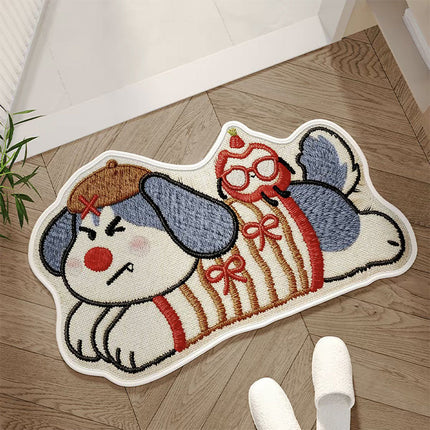 Absorbent Woven Bath Mat with Non-Slip Bottom（50% OFF）