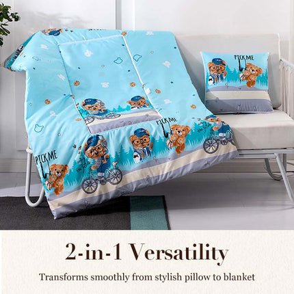 2-in-1 Stylish Soft Convertible Pillow Blanket（50% OFF）