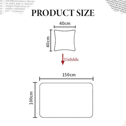2-in-1 Stylish Soft Convertible Pillow Blanket（50% OFF）