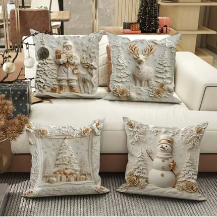 Elegant Christmas Decorative Pillow Covers (50% OFF)